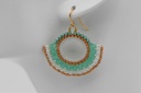 Beaded Hoops